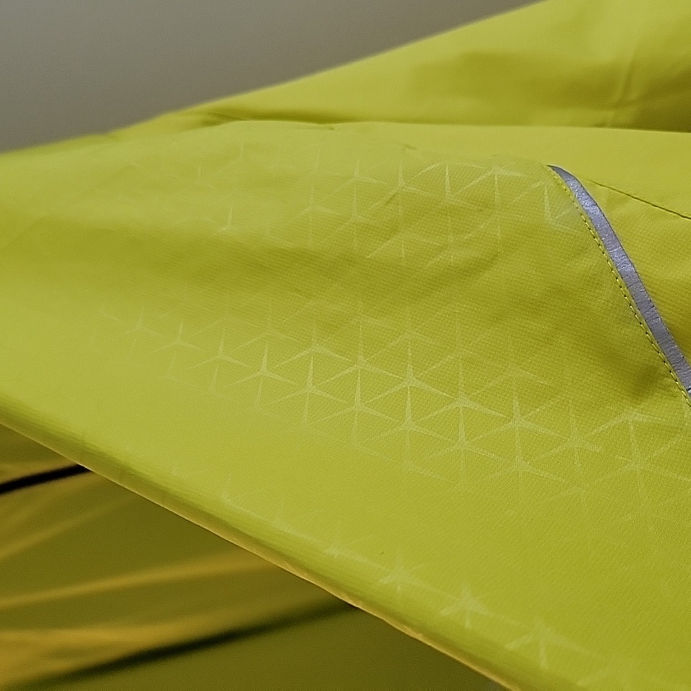 The North Face Cycling Bright Yellow Windbreaker Jacket XL - Picture 3 of 8